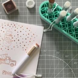 Atacado pincéis mistos esponja para diy carimbo tinta scrapbooking artesanato aplicador de esponja de tinta mini detalhe mistura escovas ferramenta - Image 6