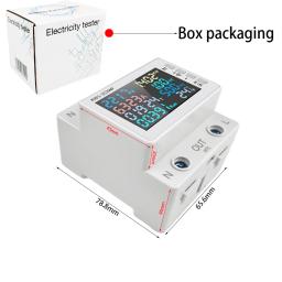 63a tuya wifi medidor de tensão vida inteligente AC170-270V atual wattímetro medidor de consumo de eletricidade kwh medidor de energia de energia - Image 3