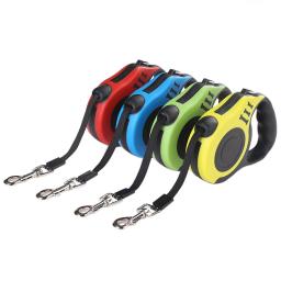 Extensão retrátil da trela do cão para cães pequenos e médios, gato automático chumbo estendendo, roleta pet, cinto de tração do filhote, 3m, 5m - Image 4