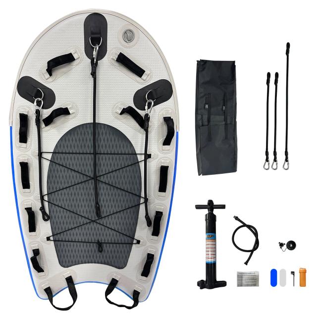 Prancha de Resgate Inflável Sayok 175/180cm para Surf, Jet Ski e Natação