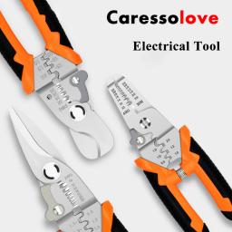 Alicate eletricista profissional, Ferramenta Stripper Wire, Cortadores de fio, Multitool Copper Pipe Crimping Alicate, Ferramentas manuais - Image 1