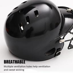 Capacete de beisebol com proteção facial para adultos e jovens, rebatidas profissionais de softball, boné de proteção - Image 3