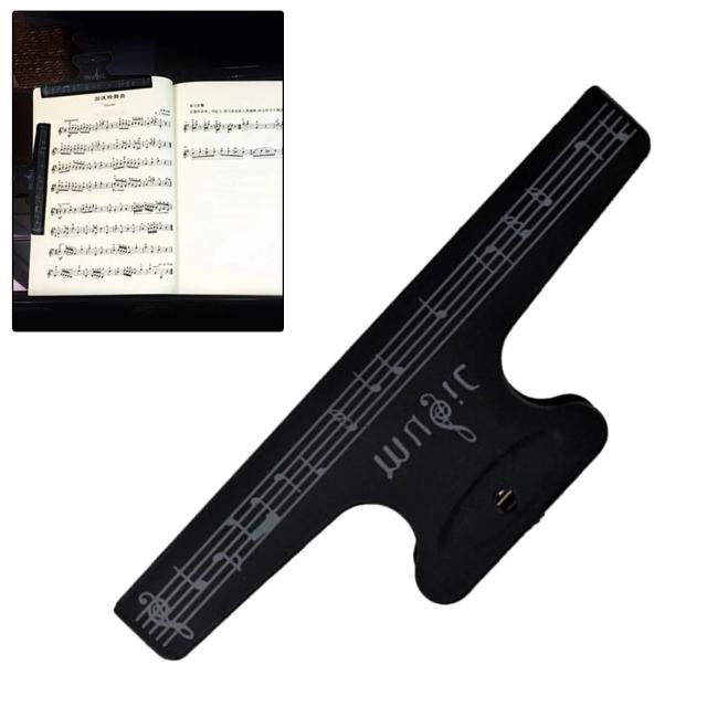 Porta-folhas universal para partituras de piano, guitarra e violino - 150x50mm - 1 peça