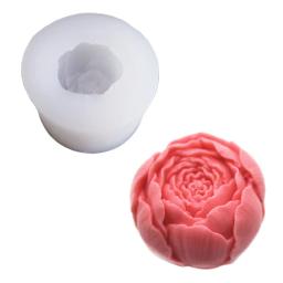Rosa Com Molde De Silicone De Gemas, Sabão De Flores, Fragrância De Vela, Molde De Bolo De Gesso - Image 2