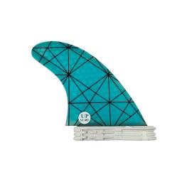 Prancha de surf UPSURF FCS 2 Fins Thruster Surf Fins G5/G7 Quilhas Fins Azul Médio/Grande - Image 3