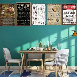 Ballet Conhecimento Metal Tin Signs Room Decor Movimentos Básicos de Ballet Cartazes De Alumínio Club Home Wall Decor Placa Retro - Image 5