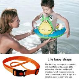Cintos de treinamento de natação piscina trela de treinamento de natação cinta para bóia de natação inflável reboque flutuador saco de ar - Image 2