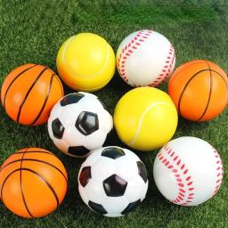 Bola de esponja sólida para crianças, bola macia, para esportes, basquete, futebol, descompressão, bola pit, kabamaBrinquedos, 1 parte - Image 4