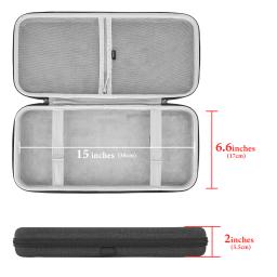 Geekria-estojo de teclado rígido Shell para teclados de 87 teclas, bolsa de viagem, compatível com AULA F87, Logitech G Pro, G915 TKL - Image 4