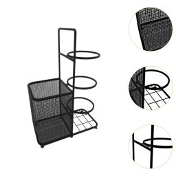 Basquete Rack de armazenamento para interior e exterior, suporte de bola portátil, rugby, futebol, esportes, bolas, futebol, ginásio, 3 níveis - Image 5