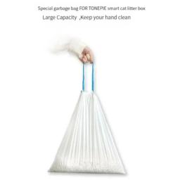 Saco de lixo caixa de areia de gato original 1 rolo 15 peças sacos para tonepie pet gato automático caixa de areia suprimentos para animais de estimação - Image 2