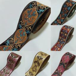 1m Vintage étnico bordado laço fita Boho guarnição DIY vestuário saco cortina artesanato acessórios bordados tecido - Image 4