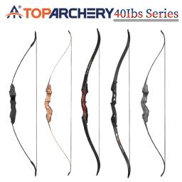 Série de arco recurvo Toparchery, adequado para arco de caça ao ar livre, prática de tiro profissional, presente de competição, 40 libras - Image 1