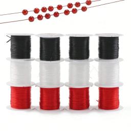 1/25 rolos de cabo elástico miçangas fio estiramento corda fibra artesanato linha para fazer jóias diy contas de semente pônei contas pulseiras - Image 4