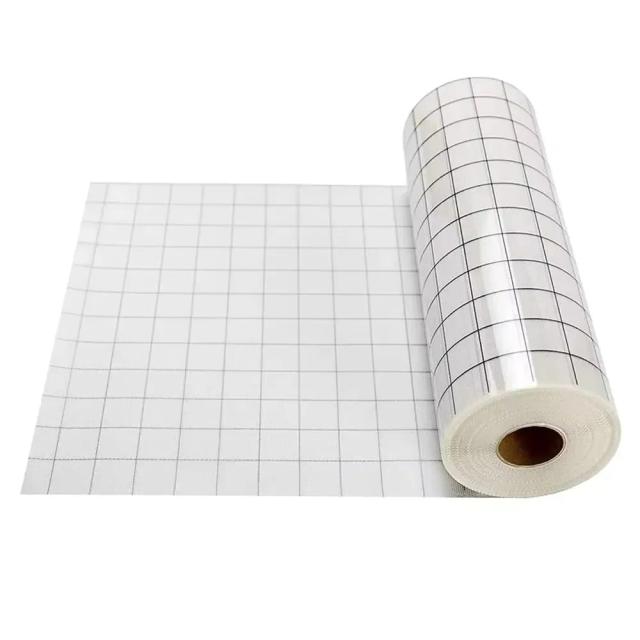 Fita de Transferência de Vinil com Grade de Alinhamento para Silhouette Cameo - Ideal para Sinais e Decalques