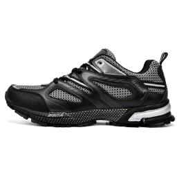 Coleção AliExpress BONA-Tênis de corrida de malha dividida de vaca, calçados esportivos masculinos, estilo clássico, renda, tênis de corrida ao ar livre, nova chegada, 34870 - Image 3