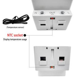 63a tuya wifi medidor de tensão vida inteligente AC170-270V atual wattímetro medidor de consumo de eletricidade kwh medidor de energia de energia - Image 4