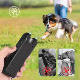 Ultrasonic Dog Repeller, Pet Training Device, Outdoor dissuasor Chaser, Handheld Anti-Latido dispositivo com LED para repelir cães e gatos - Image 2