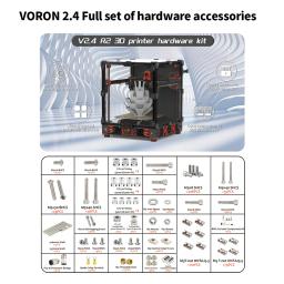Impressora 3d v2.4 r2 diy projeto fixadores parafusos porcas kit completo voron 2.4 trident parafusos de impressora 3d kit completo para voron v2.4 peças - Image 5