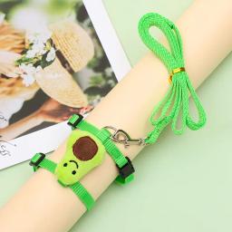 Conjunto de arnês e trela para pequenos animais, coelho ambulante, cobaia, animal de estimação bonito, chinchila, porcos, acessórios - Image 6