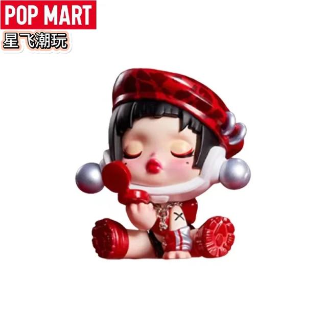 Figurinhas de Ação Pop Mart Skullpanda: Anime Kawaii e Maquiagem Eterna para Presentes de Natal, Brinquedos e Decoração.