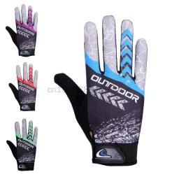 Luvas para motociclismo masculino e feminino, tela sensível ao toque, antiderrapante, resistente ao desgaste, respirável, com todos os dedos, esportes ao ar livre, ciclismo, bicicleta - Image 1