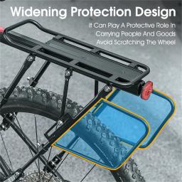 50-100kg porta-bagagens de bicicleta rack de alumínio carga rack traseiro prateleira ciclismo selim saco titular suporte mtb instalar ferramentas - Image 3