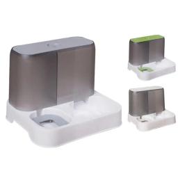 Alimentador automático do animal de estimação da grande capacidade, Dispensador do alimento do cão e do gato, Alimentador seco durável - Image 1