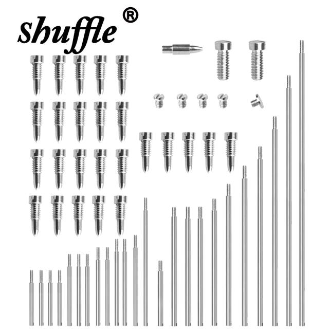 Kit Completo de Ferramentas para Reparação de Saxofone Soprano com 57 Peças em Aço Inoxidável e Acessórios para Instrumentos de Sopro