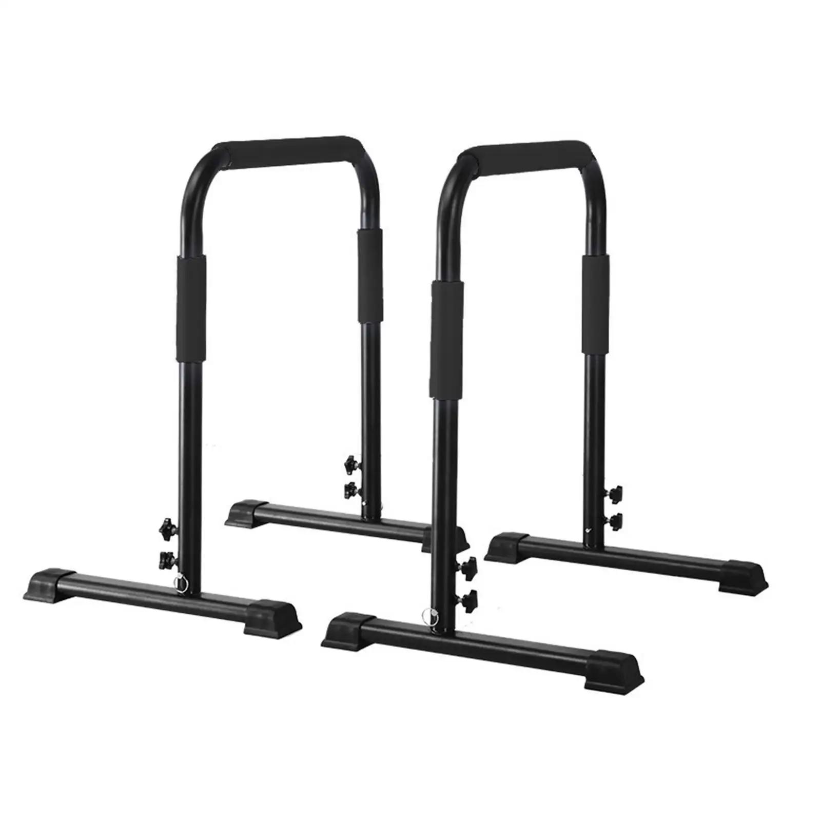 Multifuncional Ginástica Stand Station, Heavy Duty Barras Paralelas, Altura Ajustável, Haltere para Exercício e Calistenia - Image 1