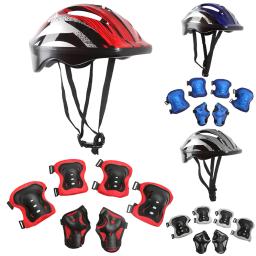 Conjunto de engrenagens de proteção para crianças, equipamento protetor esportivo de bicicleta, segurança para meninos e meninas, 5-12 anos, 48-55cm, 7 peças - Image 6