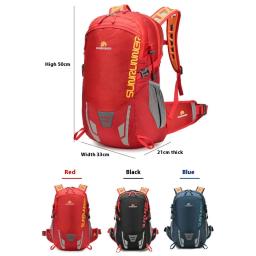 35l caminhadas mochila saco de grande capacidade viagem acampamento escalada mochila leve ciclismo bicicleta saco esportivo - Image 4