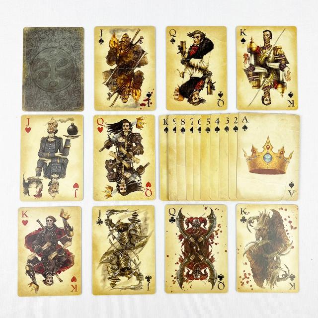 Coleção Limitada de Cartas de Jogo FABLE 3 em Estilo Retro com Papel Preto - Edição de Colecionador e Venda Quente