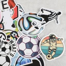 Futebol Esportes Tema Adesivos para crianças, Brinquedos Graffiti, Bagagem, Skate, Favores de festa, Pinata Filler, 100 Folhas - Image 3