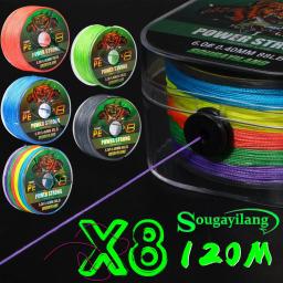 Sougayilang-Trançado Fishing Line, afundando resistência à abrasão, Japão Fishing Lines, 8 Strand, X8, 120m, 0.12-0.40mm - Image 5