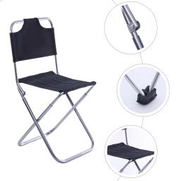 Cadeira dobrável portátil para acampar e caminhar, cadeira ao ar livre, fezes dobráveis, cadeira de pesca - Image 2