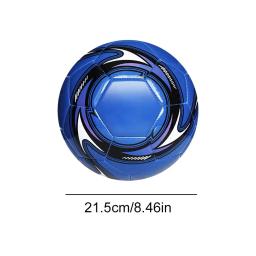 PU Leather Soccer Ball, Leakproof, resistente ao desgaste, borracha nova, bola de futebol elástica, tamanho padrão 5 - Image 4