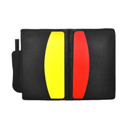 Futebol Futebol Referee Card Sets, Árbitro de advertência, Cartões vermelhos e amarelos com carteira, folha, caderno, juiz acessórios - Image 1