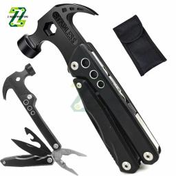 Multitool alicate multifuncional garra martelo ferramenta de aço inoxidável com bainha para sobrevivência ao ar livre acampamento caminhadas - Image 1