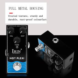 IRIN-guitarra elétrica Compressão Pedal, Overdrive distorção, Chorus Delay Effect, True Bypass, acessórios - Image 2