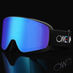 OMEKOL NOVAS Camadas Duplas Anti-Nvoeiro Óculos de Esqui Snowmobile Óculos Esporte Ao Ar Livre Neve Snowboard Óculos - Image 5