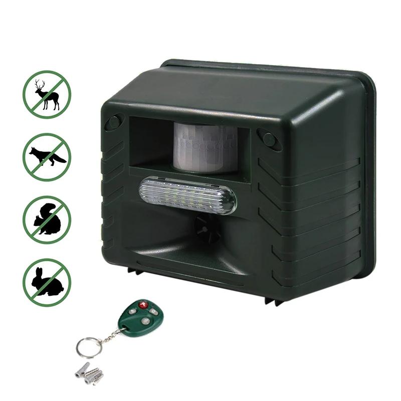 Ultrasonic Outdoor Animal Drive Strobe, Dispositivo Repeller Luz LED, Controle Remoto para Roedores, Veados, Gato, Cão, Raposa, Mo - Image 1