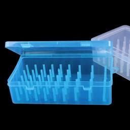 Caixa de armazenamento de linha de costura, 3 cores, 42 peças, carretéis, estojo de transporte, recipiente, suporte, artesanato, organizador de carretel - Image 5