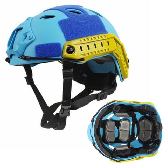 Capacete de Resgate Tático Leve e Ajustável para Segurança em Emergências e Treinamentos