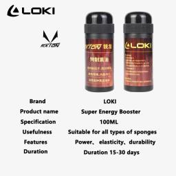Raquete de tênis de mesa LOKI Rxton, Performance Ping Pong Solubilidade Óleo Bond, Booster Preto Especial, Cola Tune VOC, 100ml, Original - Image 5