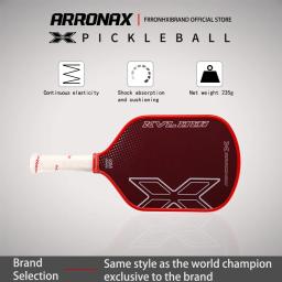 Unibody Raw Red Aramid Fiber Pickleball Paddle, USAPA Aprovado, termoformado, Spin Textured Surface, Borda de espuma - Image 2