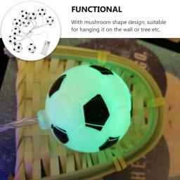 Luzes Cordas de Futebol para Restaurantes, Lâmpada Atmosfera Criativa, Alimentada por Bateria, Janela Exibe Quarto, Decoração de Férias, 10 LED, 20LED, 1PC - Image 3
