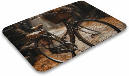 Tapete de chão de bicicleta, tapete absorvente antiderrapante para banheiro, resistente à sujeira, entrada de cozinha, durável, lavável, para decoração de casa - Image 4