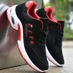 Tênis de corrida respirável masculino, tênis de malha leve casual ao ar livre, tênis de treinamento com renda, novo verão - Image 6