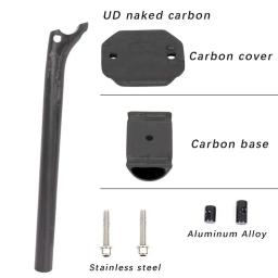 Elita one selim de carbono offset 20mm mtb/bicicleta de estrada selim 27.2/30.9/31.6mm tubo de assento de bicicleta de carbono ud carbono nu - Image 3